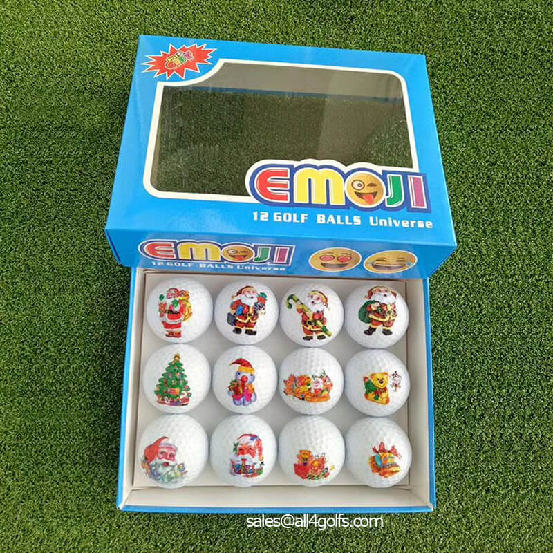 Santa Imprint Novelty Golf Balls Factory