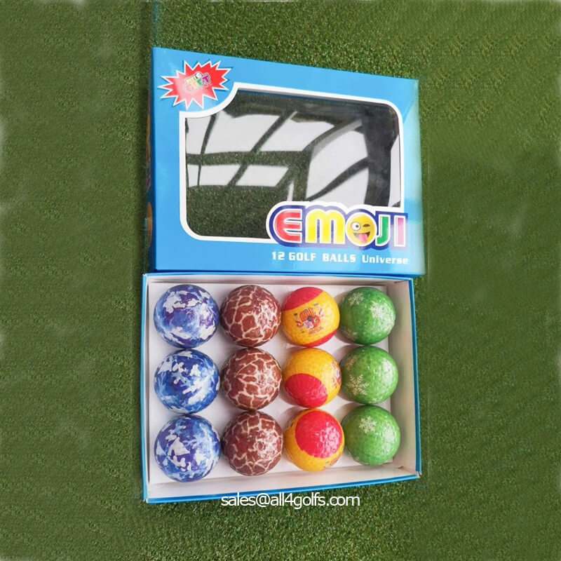 China Novelty Snow Pattern Golf Ball Manufacturer