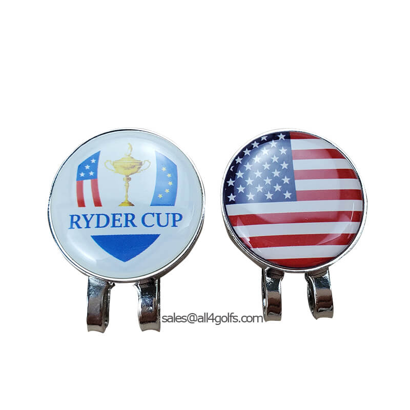 Custom Reasonable Golf Hat Clip Mark Manufacturing