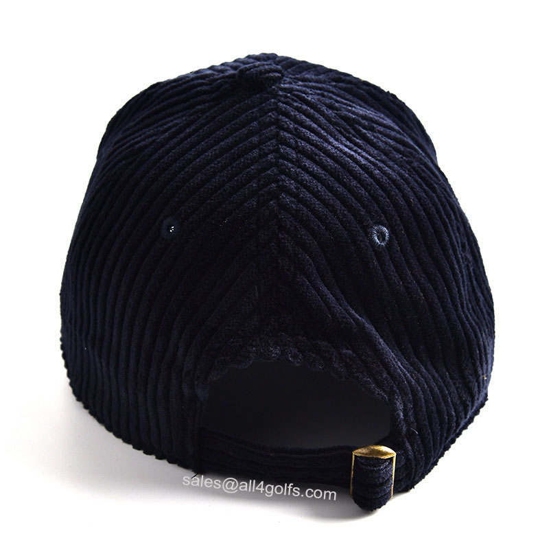 Corduroy Golf Hat Back