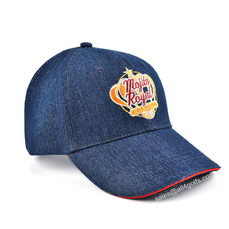 Unisex Denim baseball Hat Washed Jean baseball Cap